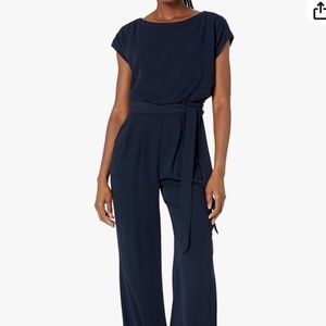 Eliza J Cap Sleeve Wide Leg Jumpsuit